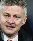  ??  ?? Ole Gunnar Solskjaer