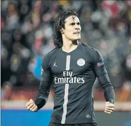  ?? FOTO: GETTY ?? Edinson Cavani
Quedó libre el pasado 30 de junio al no renovar con el PSG