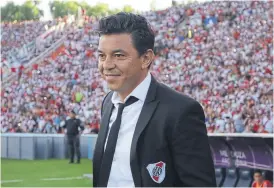  ?? M. aguilar ?? Marcelo gallardo, el Dt que sumó otra estrella para river