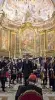  ??  ?? Celio Un momento dell’esibizione della «Young Talents Orchestra EY», martedì nella basilica dei Santi Giovanni e Paolo