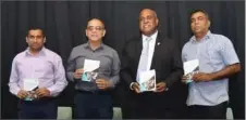  ?? Picture: SUPPLIED ?? Dialogue Fiji executive director Nilesh Lal, USP Journalism co-ordinator Associate Professor Dr Shailendra Singh, Assistant Minister in the Office of the PM Sakiusa Tubuna, and Dialogue Fiji board member Dr Avinash Kumar.