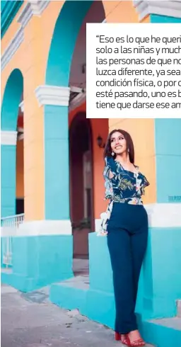  ?? FOTO CORTESÍA ?? Cambiando Modelos es una de las agencias más importante­s de México que se ha interesado en el trabajo de Gabriela Molina. Está en conversa- ciones para ser parte de sus modelos.