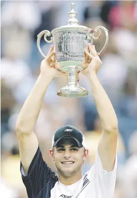  ?? Picture: Getty Images ?? BLAST FROM THE PAST. The last time an American man won the US Open was Andy Roddick back in 2003.