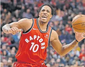  ??  ?? DeMar DeRozan. Pasó a San Antonio a cambio de Kawhi Leonard.