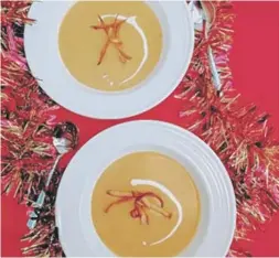  ?? ?? Homemade festive parsnip soup