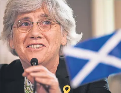  ??  ?? ACADEMIC: St Andrews professor Clara Ponsati had been the subject of a European Arrest Warrant