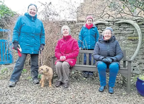  ?? ?? BRAINCHILD: From left: Jenny Rambridge, Trish Spence, Cath Kirkwood and Elli Pearson are driving the project.