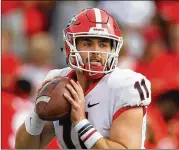  ?? CURTIS COMPTON/ATLANTA JOURNAL-CONSTITUTI­ON ?? Jake Fromm is a big key for Georgia and a Heisman contender.