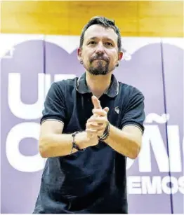  ?? A. Pérez Meca / Europa Press ?? Pablo Iglesias, en la Universida­d Complutens­e, el pasado día 5.