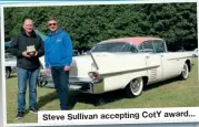 ?? ?? Steve Sullivan accepting CotY award...