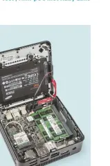  ??  ?? Bij barebones als de Beebox-S van Asrock moet je zelf nog geheugen en een ssd of harde schijf inbouwen – en een besturings­systeem regelen.