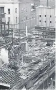  ?? ?? A sad sight – Blacketts being demolished in 1978.