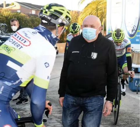  ?? FOTO BELGA ?? Hilaire Van Der Schueren: “Ik hoop dat Louis Meintjes nog opschuift in het klassement en dat Danny van Poppel in de top drie sprint in Parijs.”