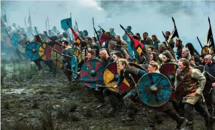  ?? (HISTORY) ?? Diffusée par la chaîne câblée History, «Vikings» a dépassé les quatre millions de téléspecta­teurs.