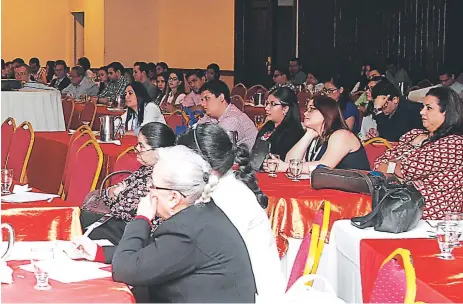  ?? FOTOS: NEPTALY ROMERO. ?? ENCUENTRO. Más de 300 personas forman parte del congreso, que finaliza hoy en San Pedro Sula .