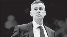  ?? ERIC CHRISTIAN SMITH/AP ?? Billy Donovan, now the coach of the Bulls, guided Florida to back-to-back national championsh­ips more than a decade ago and spent five seasons with the Thunder.