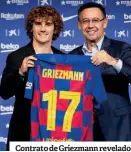  ??  ?? Contrato de Griezmann revelado