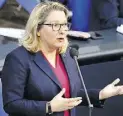  ?? BILD: Imago ?? Bundesumwe­ltminister­in Svenja Schulze