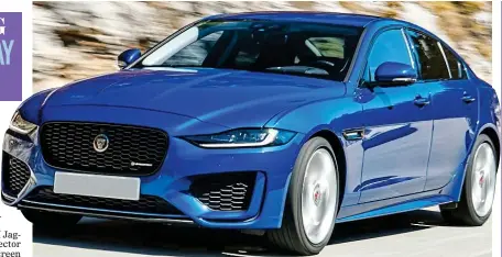  ??  ?? FACELIFT: The sporty Jaguar XE S has been enhanced with lots of extra kit, and a contempora­ry interior