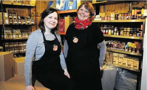  ??  ?? AIM: Jillian McEwan, left, pictured with Kathryn Baker, says the event can also help inspire the next generation of producers and cooks