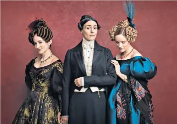  ?? ?? Lydia Leonard, Suranne Jones and Sophie Rundle return in Gentleman Jack (above); Sarah Lancashire stars as Julia Child (below, left)