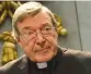  ??  ?? George Pell