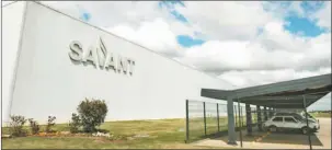  ?? ?? INVERSIÓN
EN EL TÍO. La planta de Savant se encuentra ubicada en la localidad próxima a Arroyito.