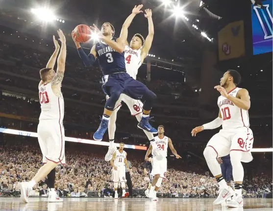  ?? | AP ?? Josh Hart had the hottest hand for Villanova, scoring 23 points on 10-for-12 shooting. The Wildcats shot 71.3 percent in posting the biggest victory margin in a Final Four semi.