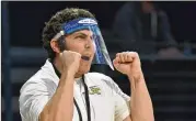  ?? HYOSUB SHIN/HYOSUB.SHIN@AJC.COM ?? “I’m very happy and thankful that the infraction­s appeals committee chose to overturn these penalties,” Tech coach Josh Pastner said.