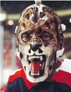  ?? — GETTY IMAGES FILES ?? Former NHL and WHA goaltender Gilles Gratton documents his wild life and career in Gratoony The Loony.