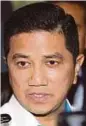  ??  ?? Datuk Seri Azmin Ali