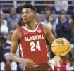  ?? AP photo ?? Brandon Miller, the SEC player and newcomer of the year, had his name surface last month in connection to the capital murder case involving former Alabama teammate Darius Miles.