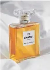  ?? ?? THE iconic Chanel No 5 perfume and,
below, Van Cleef & Arpels First.