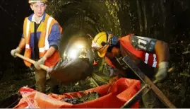  ?? (Photo archives NM) ?? Lors des travaux d’urgence de .