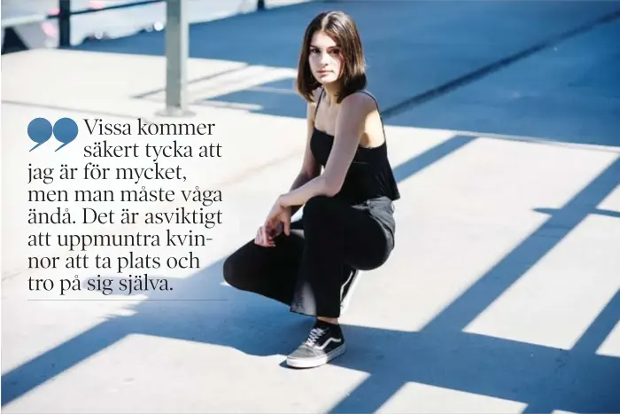  ??  ?? DEBUTERAR. 18-åriga artisten SVEA debuterar nu med en låt om att älska sig själv, där hon bland annat vill bryta tabut kring kvinnlig onani.