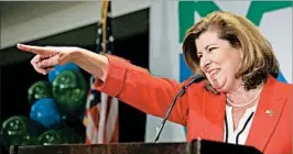  ?? JESSICA MCGOWAN/GETTY ?? Republican candidate Karen Handel is the former Georgia secretary of state.