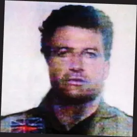  ??  ?? Prisoner of war: A picture of John Nichol released by the Iraqi regime during his capture and torture