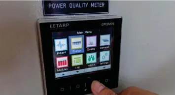  ?? ?? Each unit at Lebond is fitted with a smart power meter for tenants to monitor energy consumptio­n