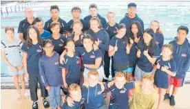  ?? ?? Levin Swimming Club members at a competitio­n last year.