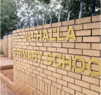  ?? African News Agency (ANA) ?? THE ENTRANCE to Valhalla primary school in Centurion where a teacher has been suspended on suspicion of sexual impropriet­y towards pupils. | THOBILE MATHONSI