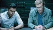  ?? HOPPER STONE — LIONSGATE VIA ASSOCIATED PRESS ?? This image released by Lionsgate shows Hasan Minhaj, left, and Sam Heughan in a scene from “The Spy Who Dumped Me.”
