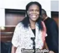  ??  ?? Simone Gbagbo