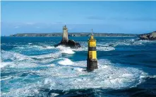  ??  ?? BELOW: Rounding the Pointe du Raz needs careful planning and it is best navigated at slack water