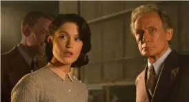  ??  ?? Gemma Arterton and Bill Nighy in a scene from ‘Their Finest’