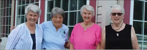  ?? COURTESY OF SUSAN SHELLY ?? These best friends for more than 70years are, from left, Elaine Laws, Shirley Templin, Sylvia Krallis and Nancy Bechtel.