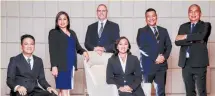  ??  ?? L TO R: ASST. Director of Human Resources Alfie Sotto, Director of Operations Brendan Mahoney, General Manager Anna Vergara, Chief Engineer Zaldy de Padua, Asst. Director of Finance Ria Magat, Director of Sales Ferdie de Leon III