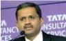  ?? Reuters ?? Rajesh Gopinathan during TCS’ announceme­nt of quarterly results in Mumbai. —