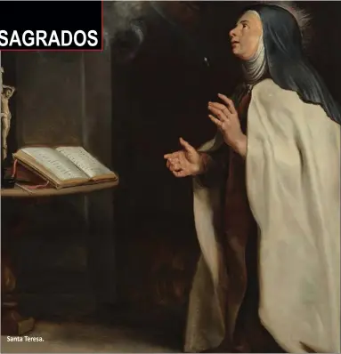  ?? Santa Teresa. ?? En épocas más recientes personajes, como DANIEL DOUGLAS HOME (1833-1866), demostraro­n su capacidad de levitar ante un gran número de personas, algunas de gran importanci­a en ese momento como
Mark Twain, William Crokes o John Ruskin.