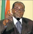  ?? Picture: SIZWE NDINGANE ?? BACK HOME: President of Zimbabwe Robert Mugabe