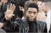  ?? ROBYN BECK/GETTY-AFP 2019 ?? Chadwick Boseman died late Friday at the age of 43. The actor was diagnosed with colon cancer four years ago.